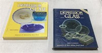 2-Depression Glass books