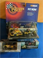 Nascar pit row series and mini nascars