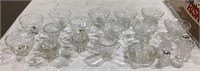 Lot of decorative glassware w/ shakers