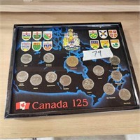 Canada 125 year coins