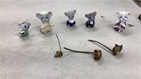 Vintage mice figures