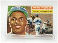 1956 Topps Jackie Robinson Baseball Card TRIMMED
