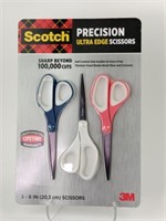 NEW 3 Pack Scotch Precision Scissors