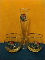 Resurgo city of Moncton whiskey glasses and