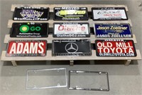 Advertising license plate display 
42 in x 24 in