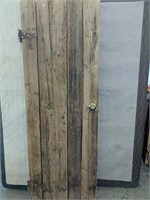 Barn door 76" tall x 27" wide including hinge