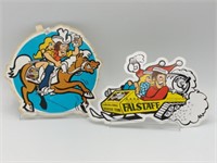 2 Vintage Falstaff Brewing Co. Stickers