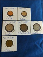 1960's coins from the Caribbean and more
