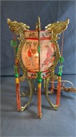 Vintage Electric Oriental Style Lamp Powers On &