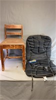Small Vintage Chair Measures 13” x 13” x 26”