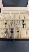 Great Assortment of Ladies Watches, Display Case