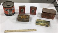 Old tobacco chew cans, Prince Albert sealed
