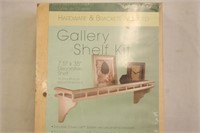 Gallery Shelf Kit, Unfinished ~ 7.5" x 35"