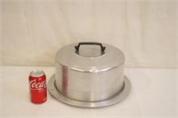 Vintage Regal Aluminum Cake Carrier