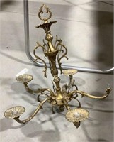 Metal chandelier