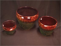 Three art pottery Robinson Ransbottom