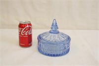 Indiana Glass Co. Blue Candy Dish