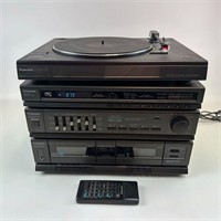 Panasonic Stereo Cassette Receiver & Turntable