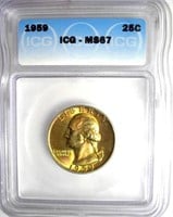 1959 Quarter ICG MS-67 LISTS FOR $1500 COLOR
