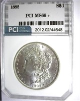 1882 Morgan PCI MS-66+ LISTS FOR $3000