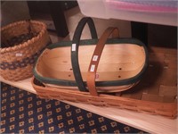 Two gathering-style baskets: one by Basketville