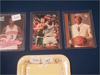 Three basketball rookie cards: 1996 Ultra Allen