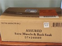 Full box Epsom Salts packs, sealedNEW