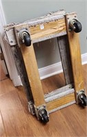 TWO 4 wheel dollies furniture dolly