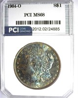 1904-O Morgan PCI MS-68 LISTS FOR $4500 IN 67