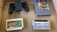 Vintage Video Games including Game Controller and