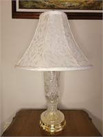 Vintage Crystal Table Lamp
