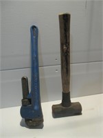 HAMMER+ PIPE WRENCH