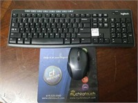 Logitech wireless keyboard & mouse
