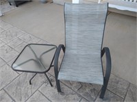 Patio Chair and Side Table