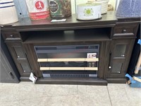 66” quantum flame fireplace media stand