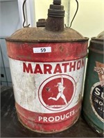 Vintage marathon products can