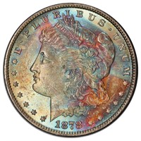 $1 1878 7TF, REVERSE OF 1879 PCGS MS62