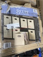 8 cube room organizer with storage bins