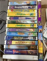 16 VHS tapes