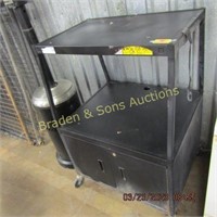 USED PORTABLE TV CART