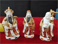 Porcelain Oriental Figures (3)