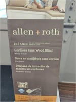 Allen Roth Faux Wood Blind