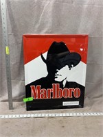Aluminum Marlboro Man Cigarette Sign, 21"x24"