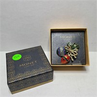 Monet Brooch New In Box