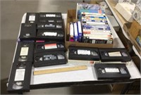 32 VCR tapes w movies