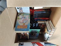 Box of VHS Moves and Blank Tapes