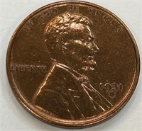 Key date, BU Red 1931-S Lincoln cent