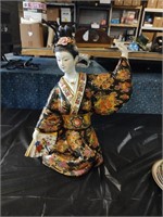 Beautiful Geisha Has Been Repaired Ceramic