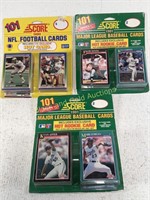 Score 1990 & 1991 NFL & MLB Cards
