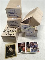 (5) Boxes Of 91, 92, & 93 Upperdeck Basketball